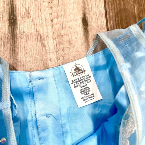 Disney Parks Cinderella Dress Gown Bippity Boppity Boutique DCL Girl’s 9/10 - Picture 11 of 15